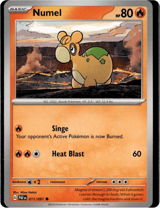 2024 Numel #11 Paldean Fates