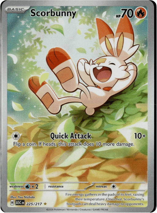 2026 Scorbunny #225 Ascended Heroes