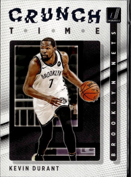 2021 Kevin Durant #7 Donruss Crunch Time