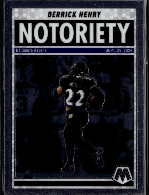 2025 Derrick Henry #4 Mosaic Notoriety
