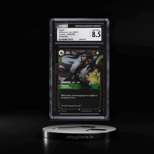 2025 Riftbound League Of Legends LoL Origins Yasuo #76a CGC 8.5 NM-MT+