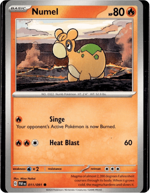 2024 Numel #11 Paldean Fates