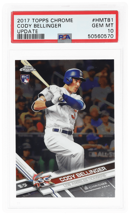 2017 Topps Chrome Update Cody Bellinger #HMT81 PSA 10