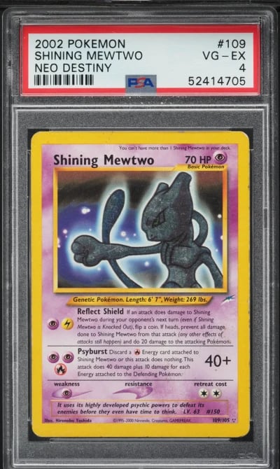 2002 Pokemon Neo Destiny Holo Sh
