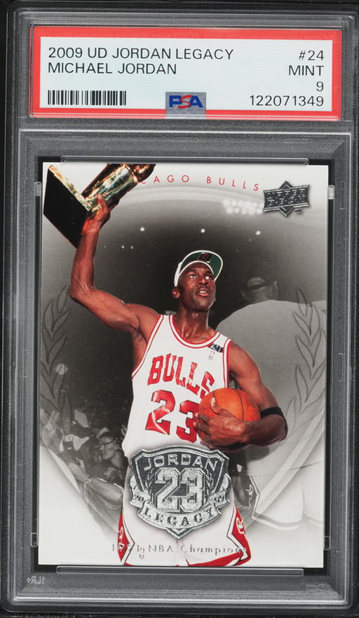 2009 Upper Deck Jordan Legacy Michael Jordan #24 PSA 9 MINT