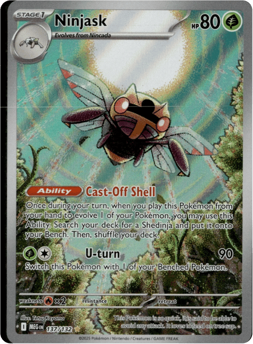 2025 Ninjask #137 Mega Evolution