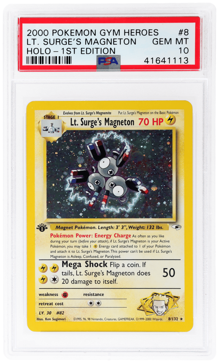 Gym Heroes Lt. Surge's Magneton #8