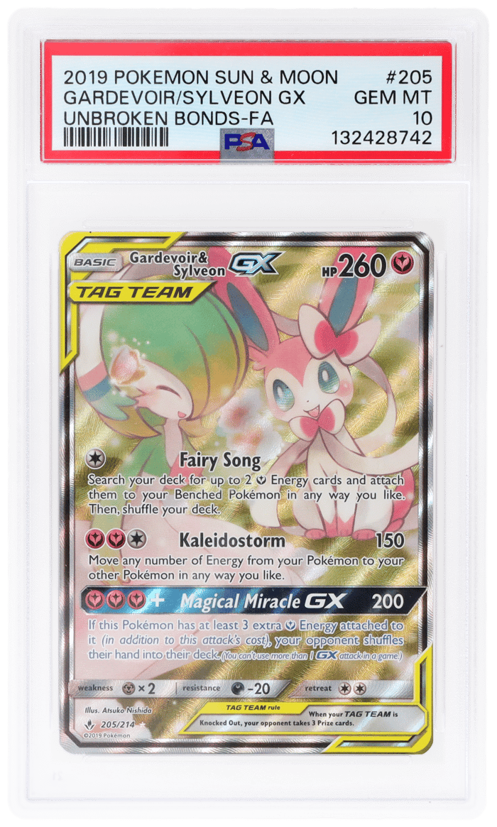 Sun and Moon Unbroken Bonds Gardevoir/Sylveon Gx #205