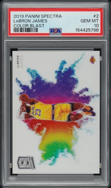 Panini Spectra Color Blast LeBron James #2