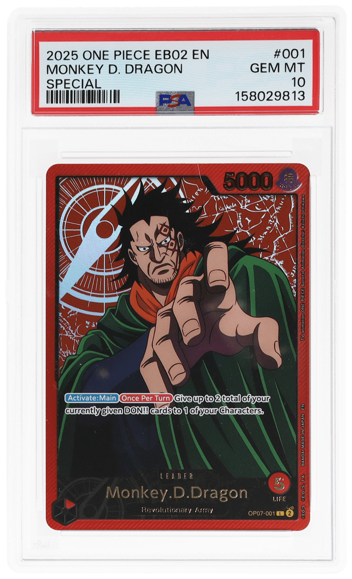 Eb-02) Anime 25th Collection - Foil Parallel Monkey D. Dragon #OP07-001