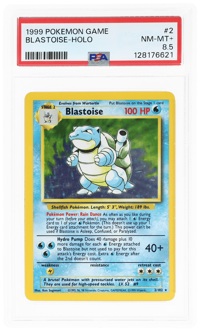 1999 Pokemon Game Holo Blastoise #2