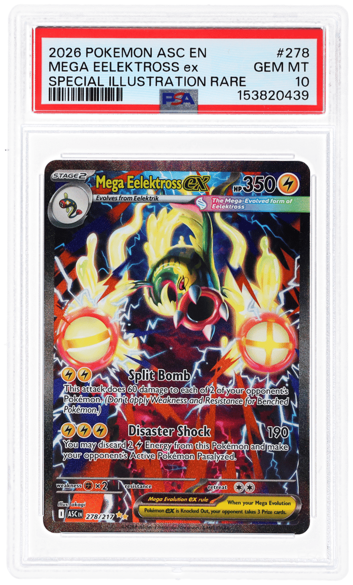 2026 Pokemon Mega Evolution Ascended Heroes Special Illustration Rare Mega Eelektross Ex #278