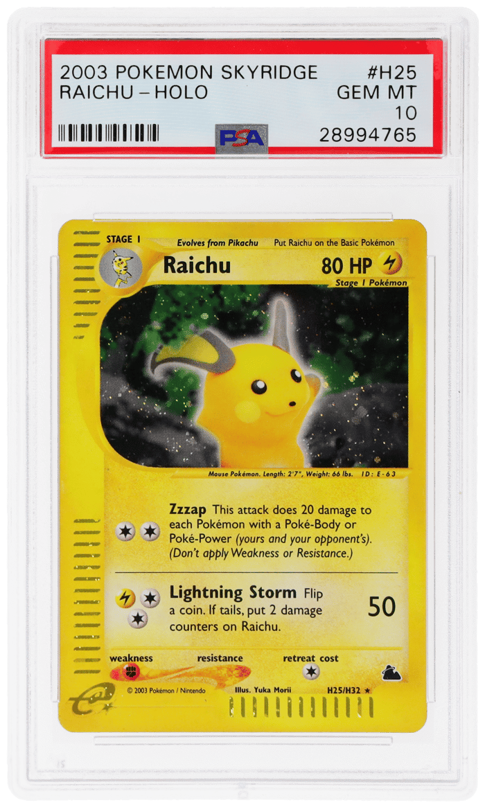 Skyridge Raichu #H25