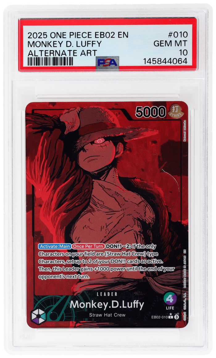 One Piece Anime 25th Collection Leader Alternate Art Monkey D. Luffy #EB02010