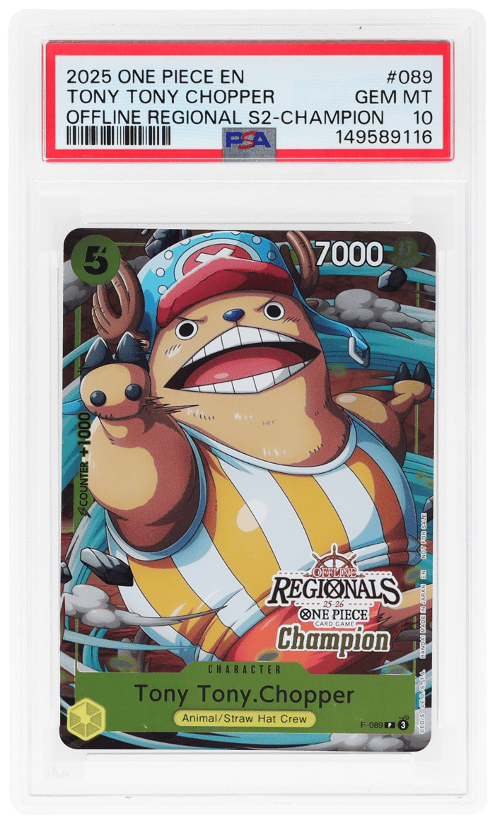 One Piece Promo Offline Regional Champion Card Set '25 Volume 2 Tony Tony Chopper #P089