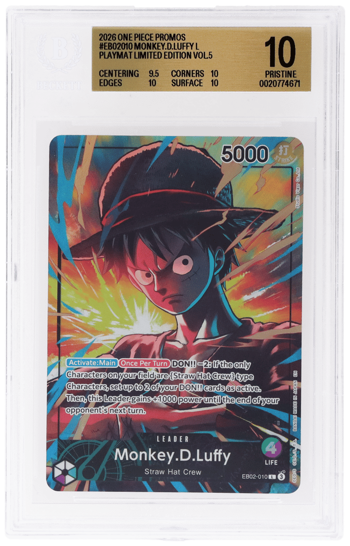 One Piece Promo Playmat Limited Edition Volume 5 Leader Monkey D. Luffy #EB02010