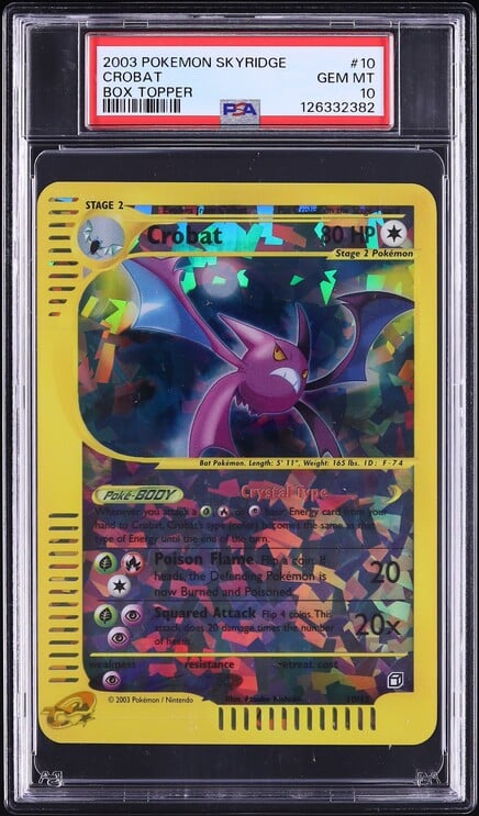 Skyridge Box Topper Crobat #10