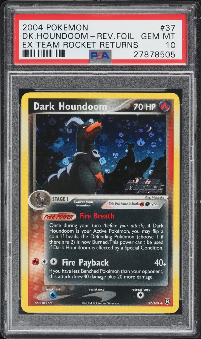 EX Team Rocket Returns Dark Houndoom #37
