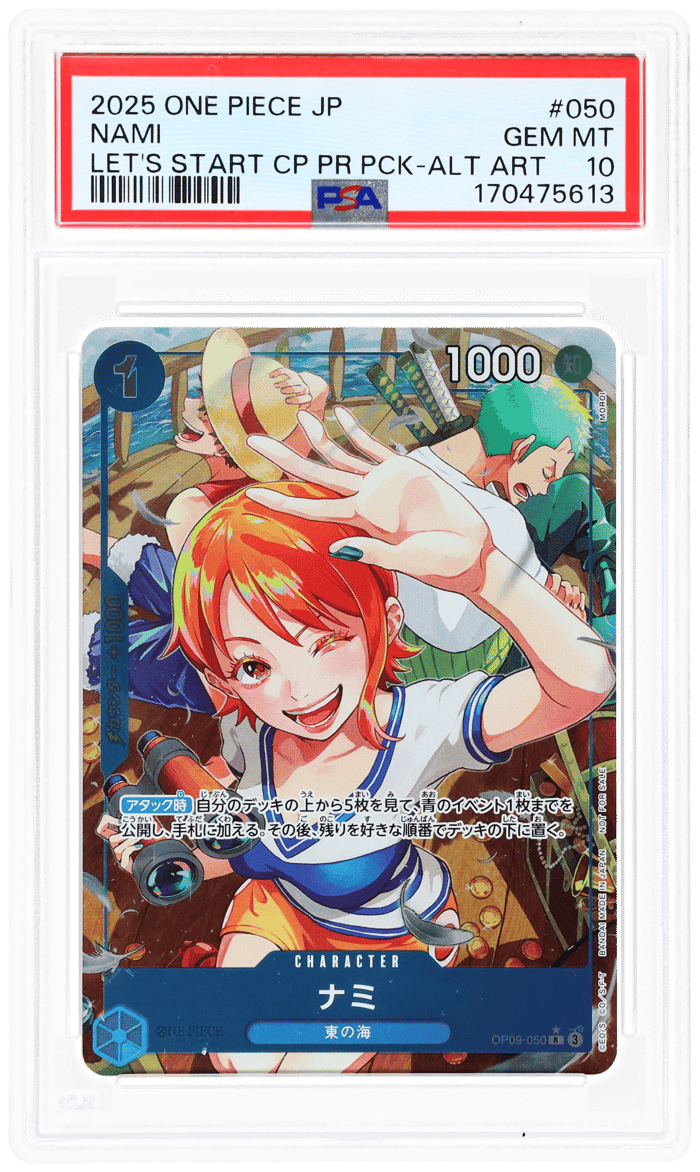 One Piece Let's Get Started Campaign Promotion Pack Alternate Art Nami #OP09050
