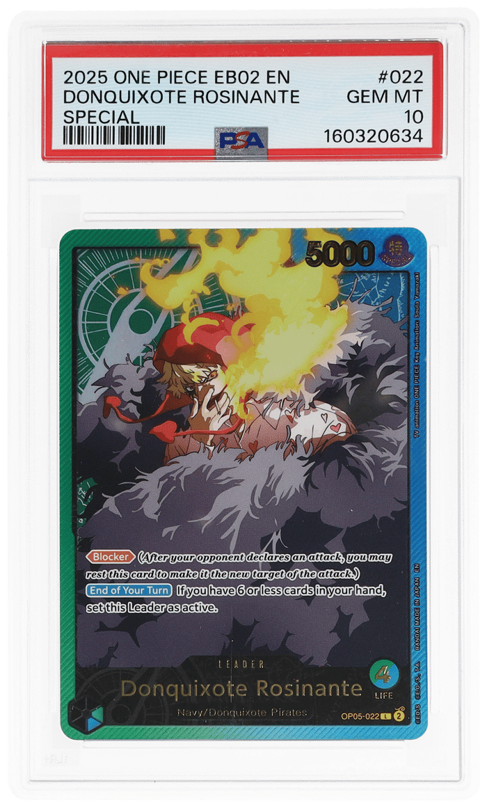 One Piece Extra Booster Anime 25th Collection Donquixote Rosinante #OP05-022