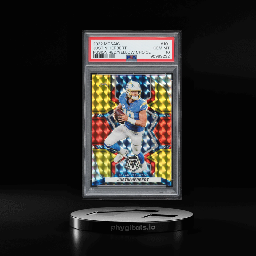 JUSTIN HERBERT card artwork