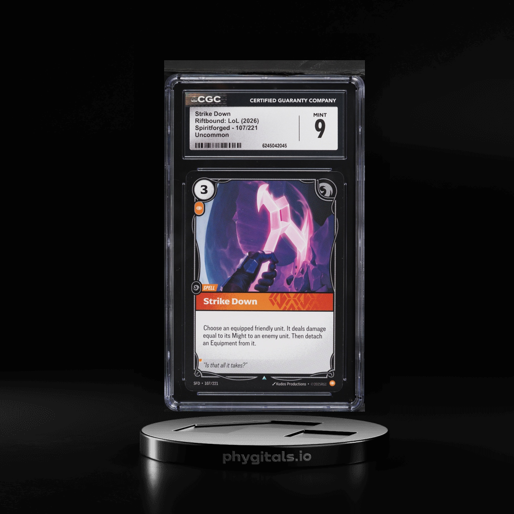 Strike Down card artwork