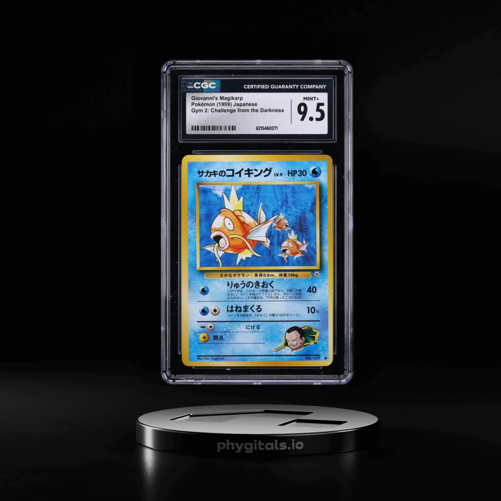 Challenge From The Darkness Giovanni's Magikarp card artwork