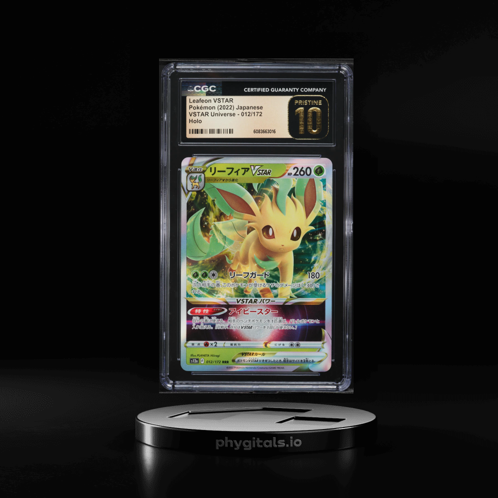 Leafeon Vstar card artwork
