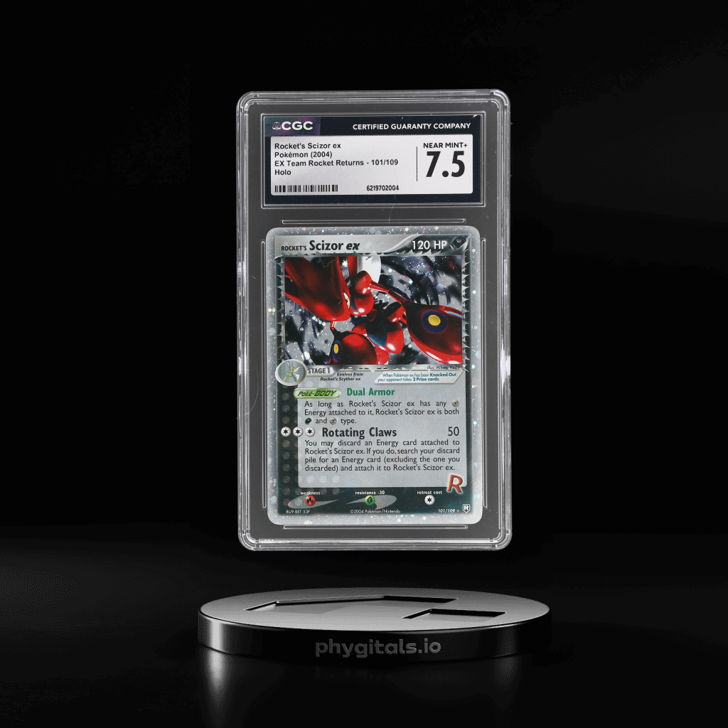 Rockets Scizor Ex card artwork