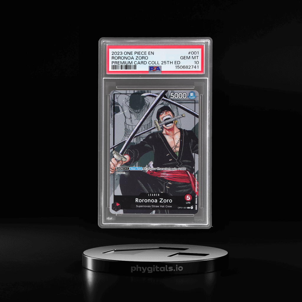 25th Edition Roronoa Zoro card artwork