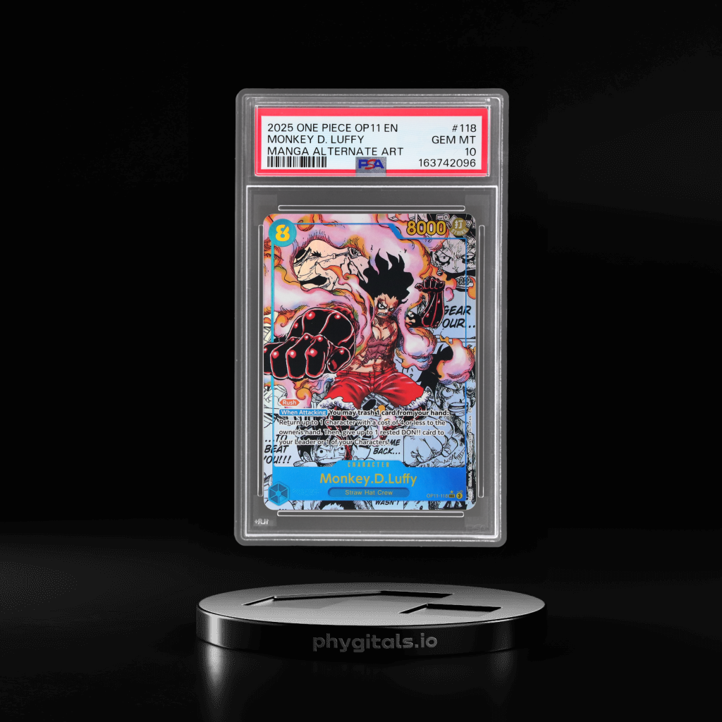Manga Alternate Art Monkey D. Luffy card artwork