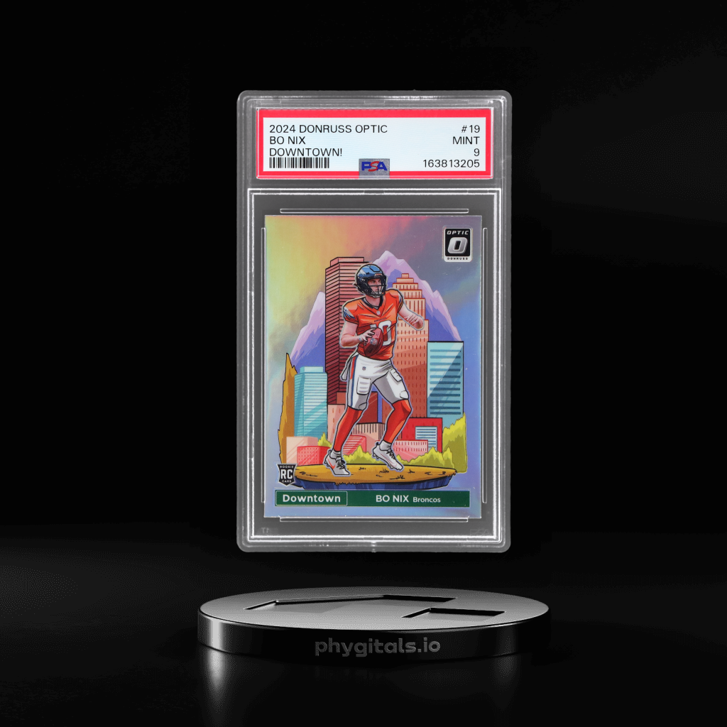 Downtown Bo Nix card artwork