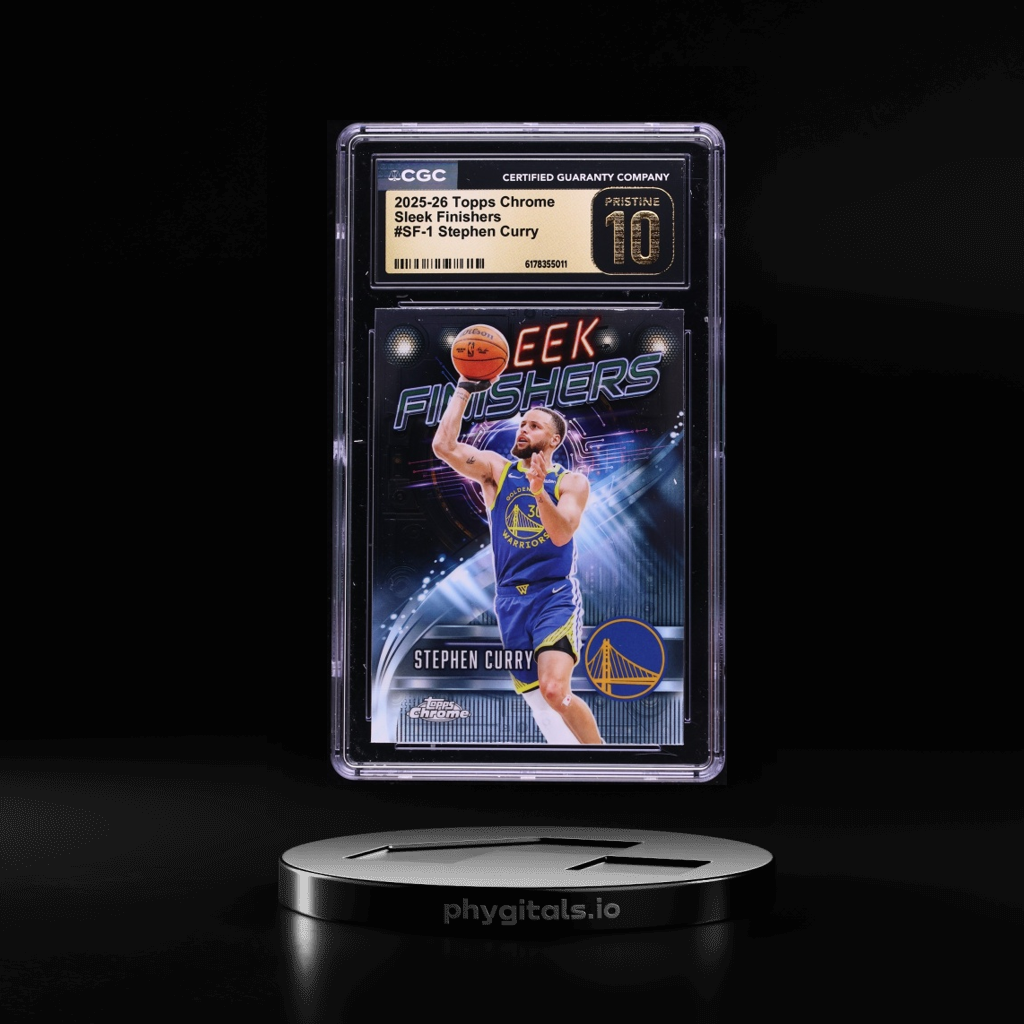 Sleek Finishers Stephen Curry card artwork