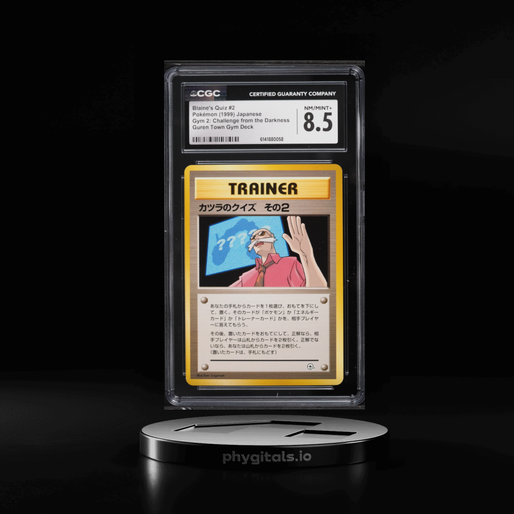 Challenge From Darkness Guren Town Gym Blaine's Quiz card artwork