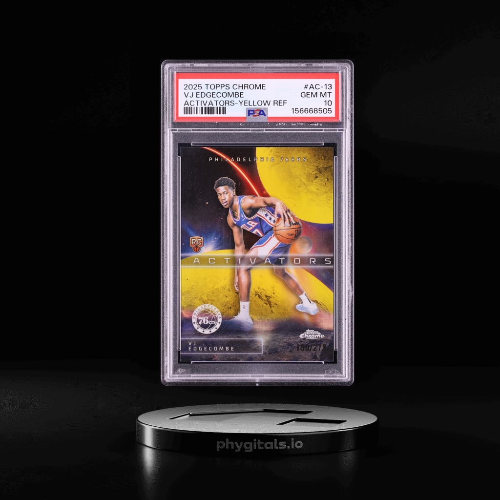 Activators Yellow Refractor Vj Edgecombe card artwork