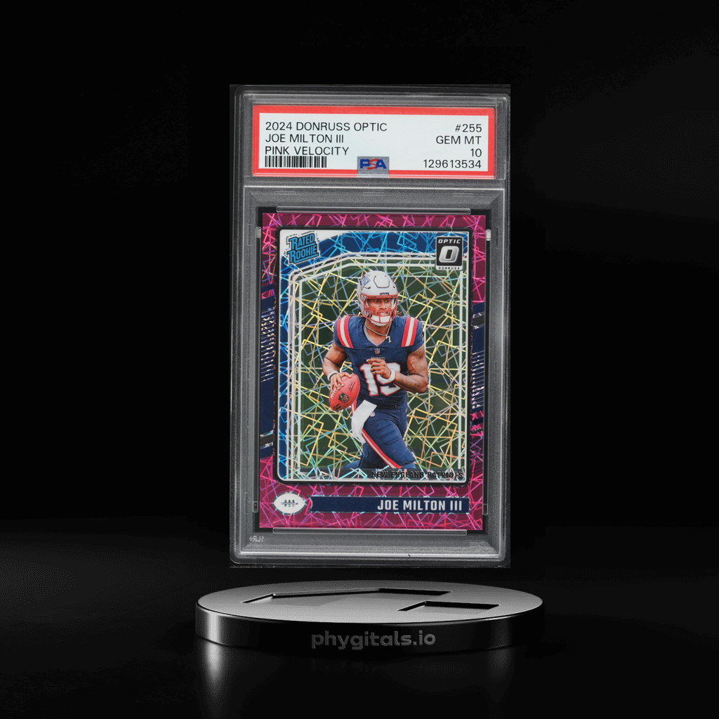 Pink Velocity Joe Milton III card artwork