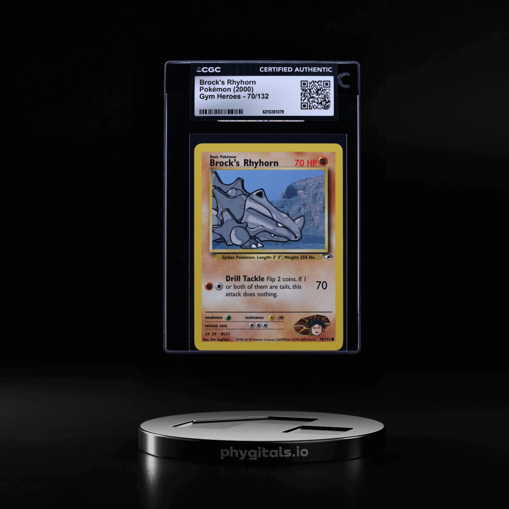 Brock's Rhyhorn card artwork