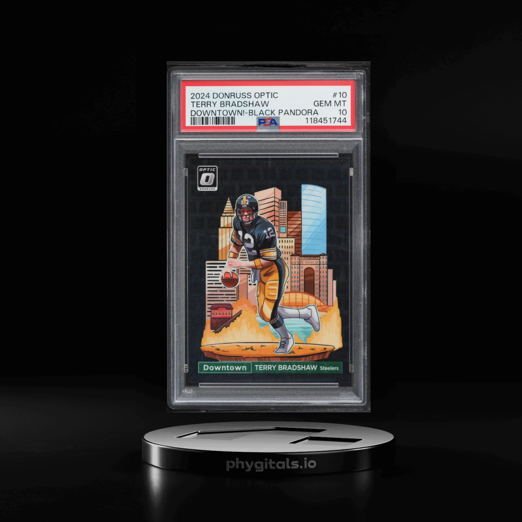 Downtown Black Pandora Terry Bradshaw card artwork