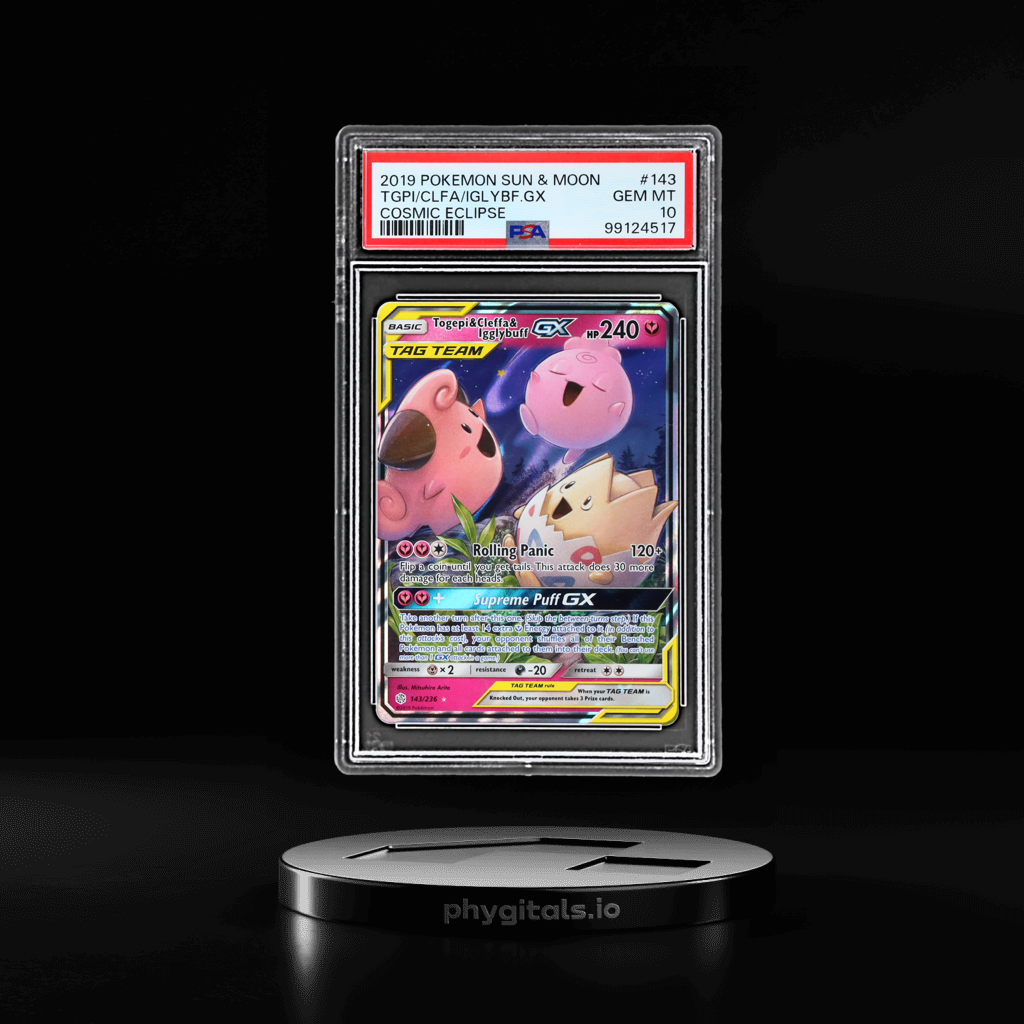 Cleffa/Igglybuff/Togepi Gx card artwork