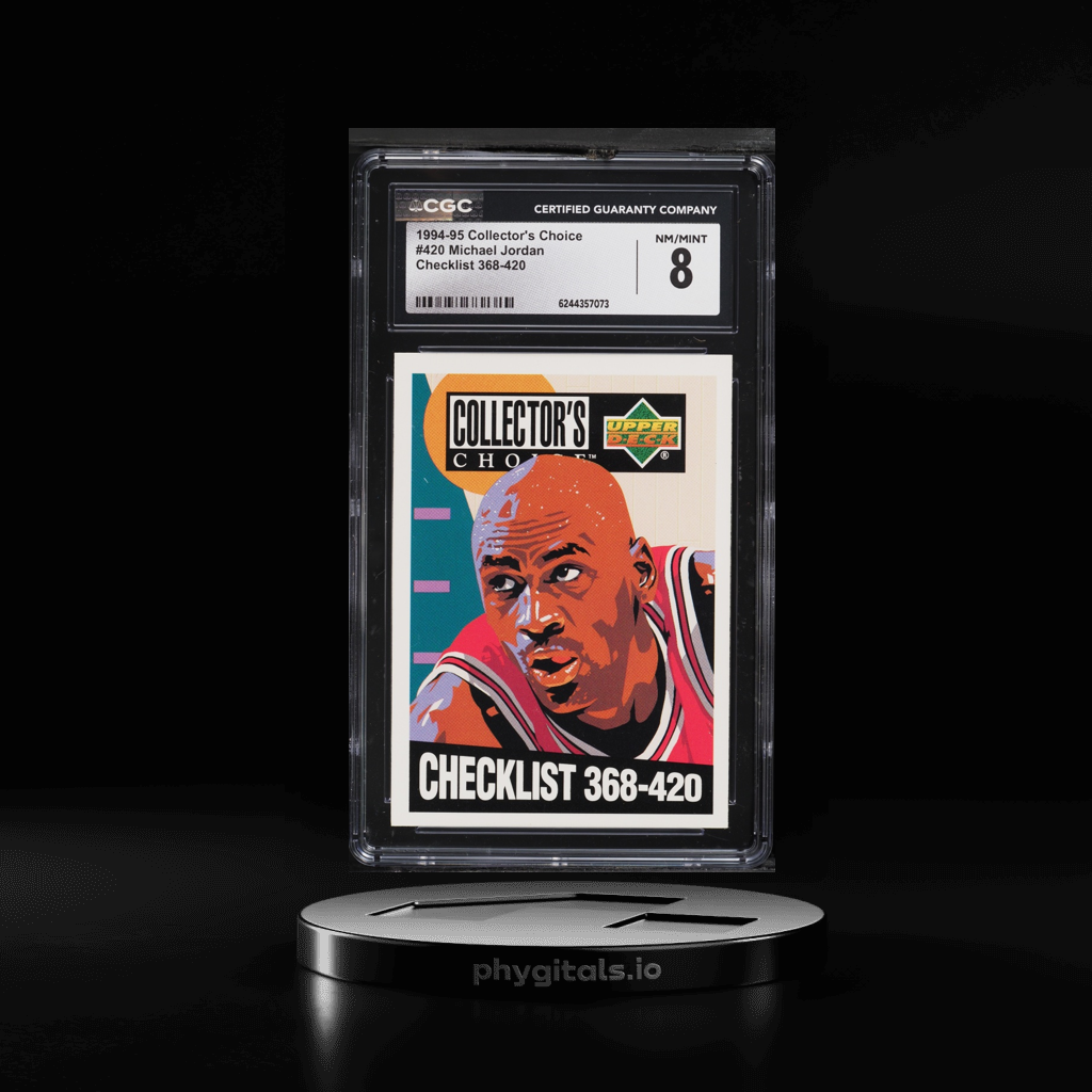 Checklist 368-420 Michael Jordan card artwork