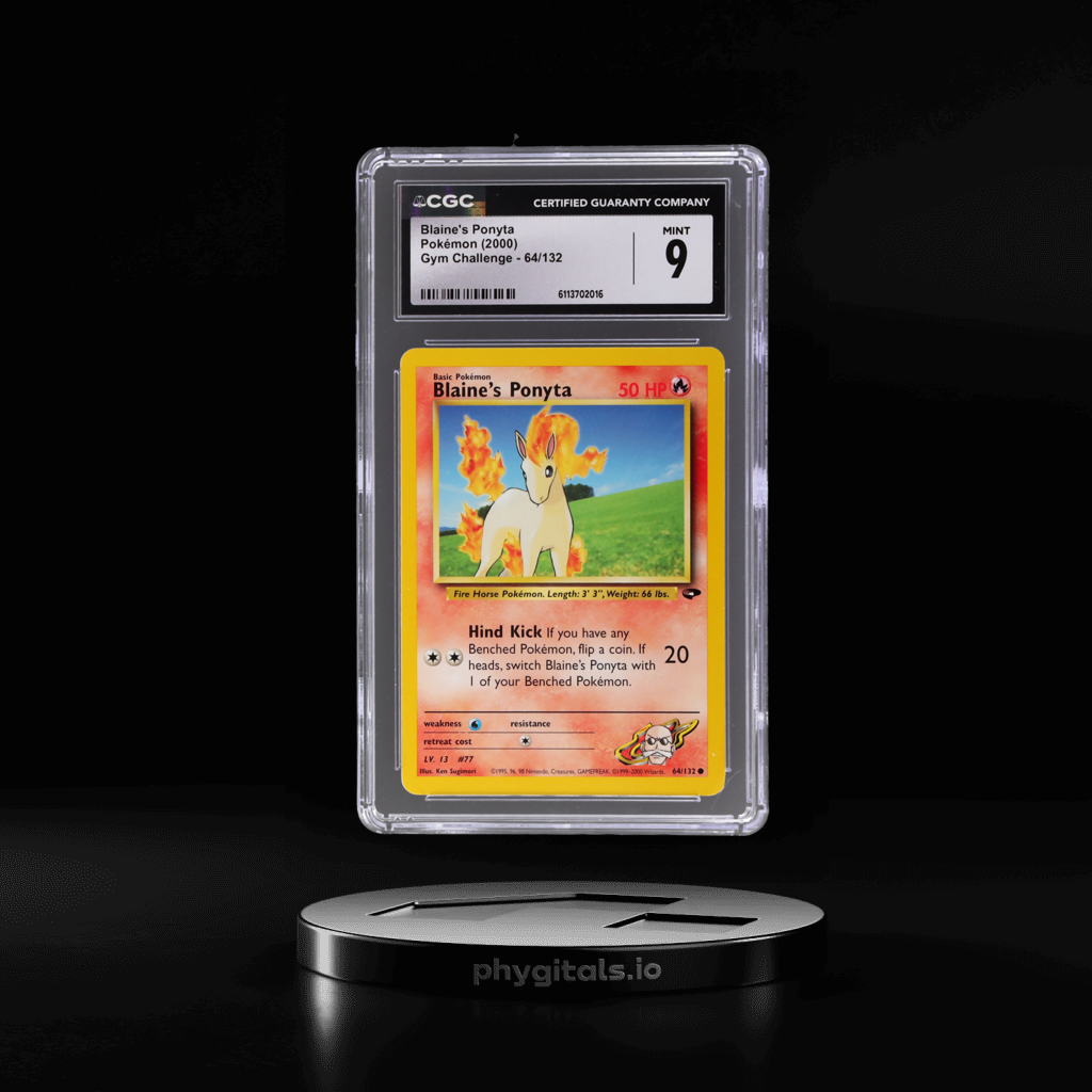 Blaine's Ponyta card artwork