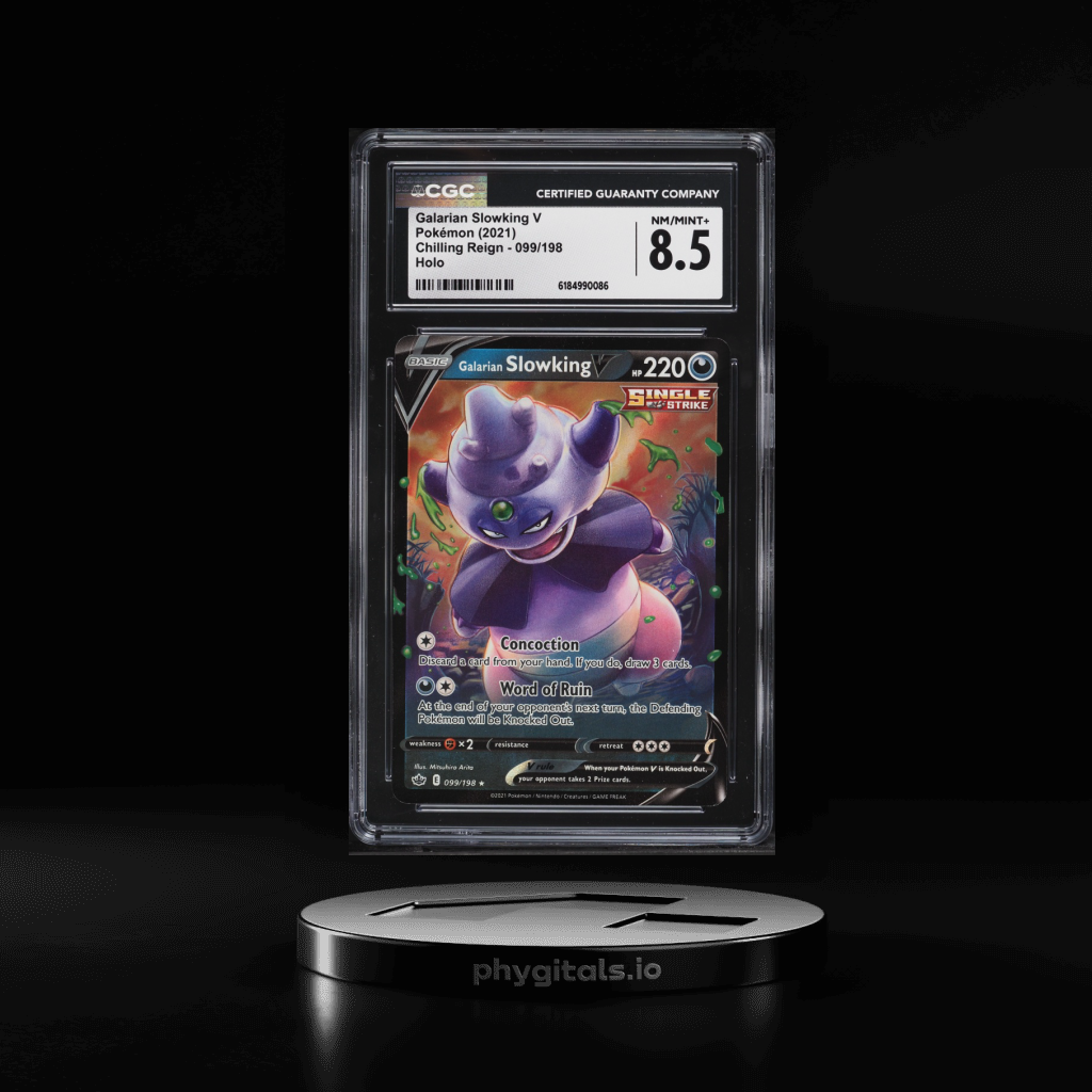 Galarian Slowking V card artwork