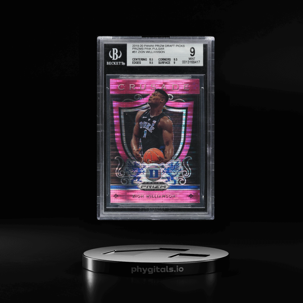 Draft Crusade Pink Pulsar Zion Williamson card artwork