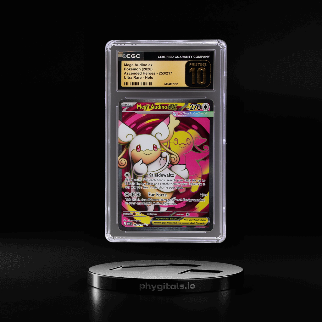 Mega Audino ex card artwork