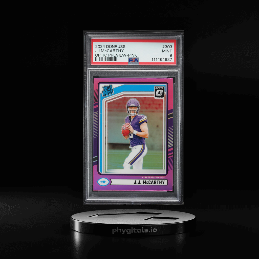Preview Pink J.J. McCarthy card artwork