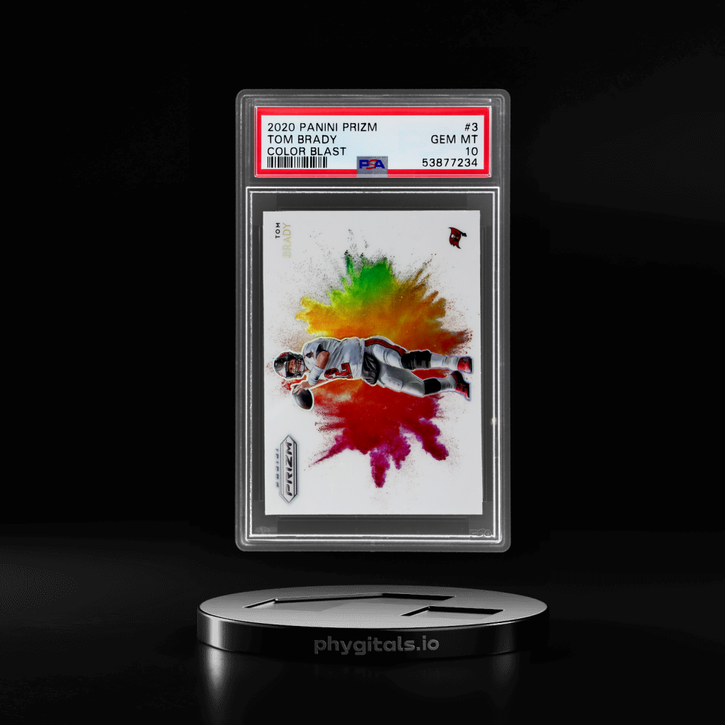 Color Blast Tom Brady card artwork