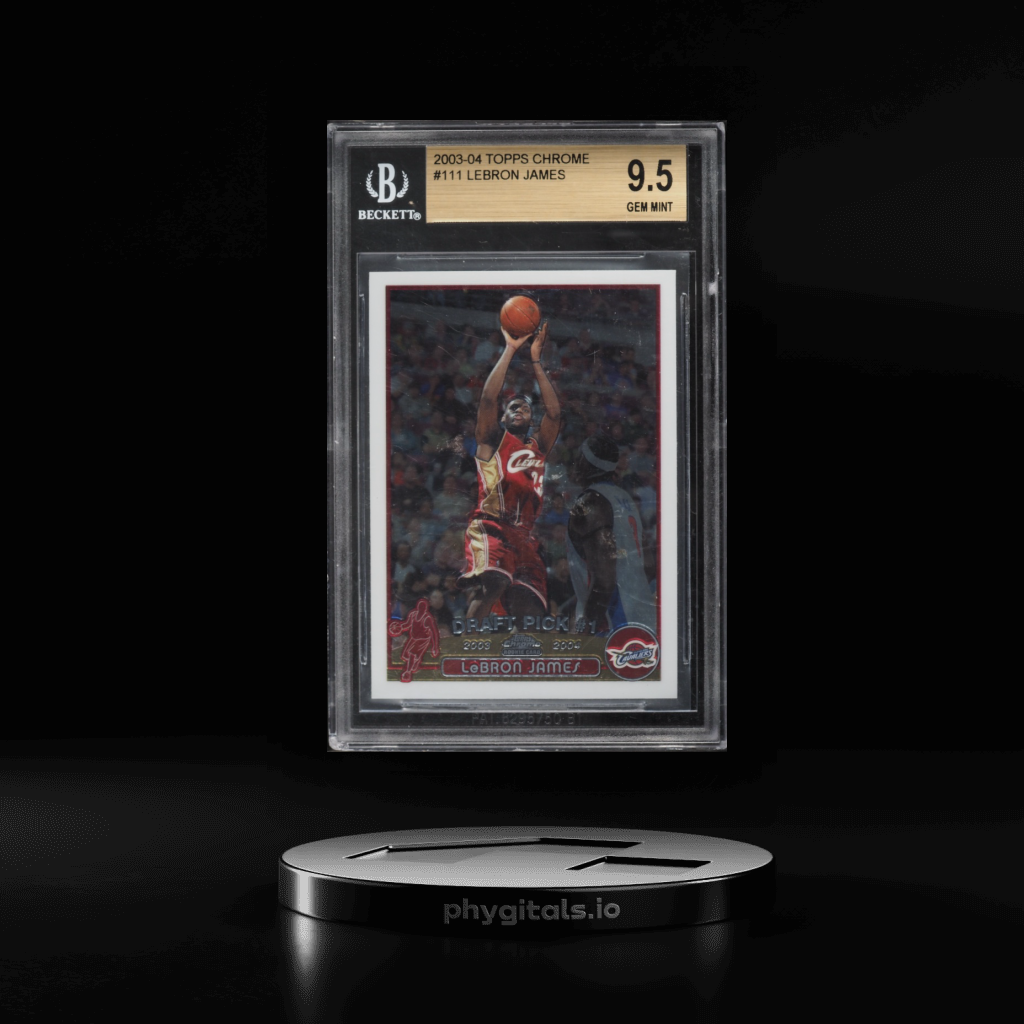 LeBron James card artwork