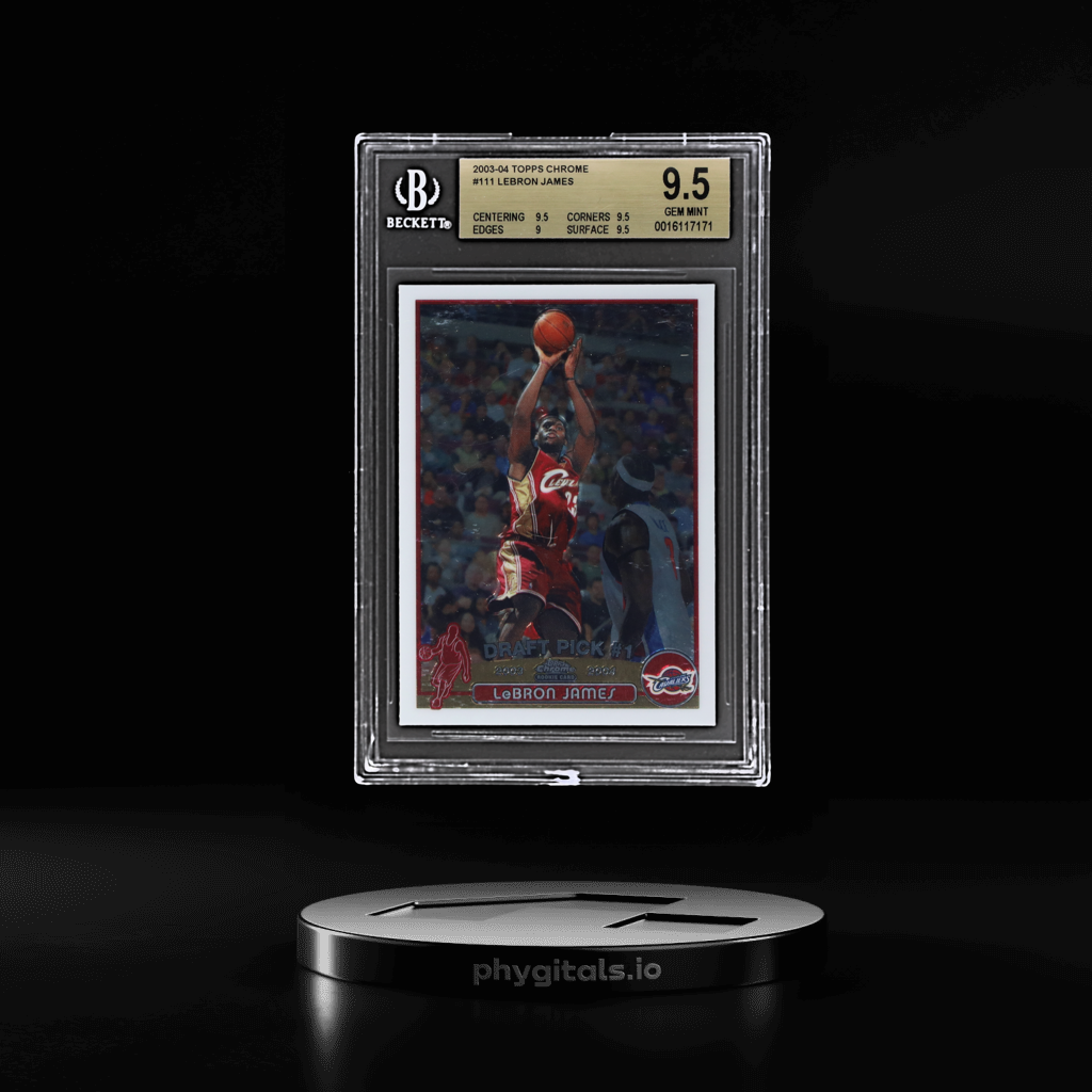 LeBron James card artwork