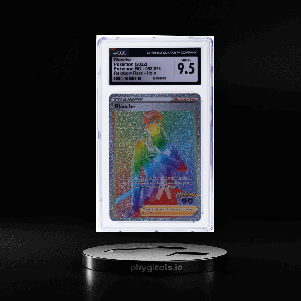 Rainbow Rare Holo Blanche card artwork