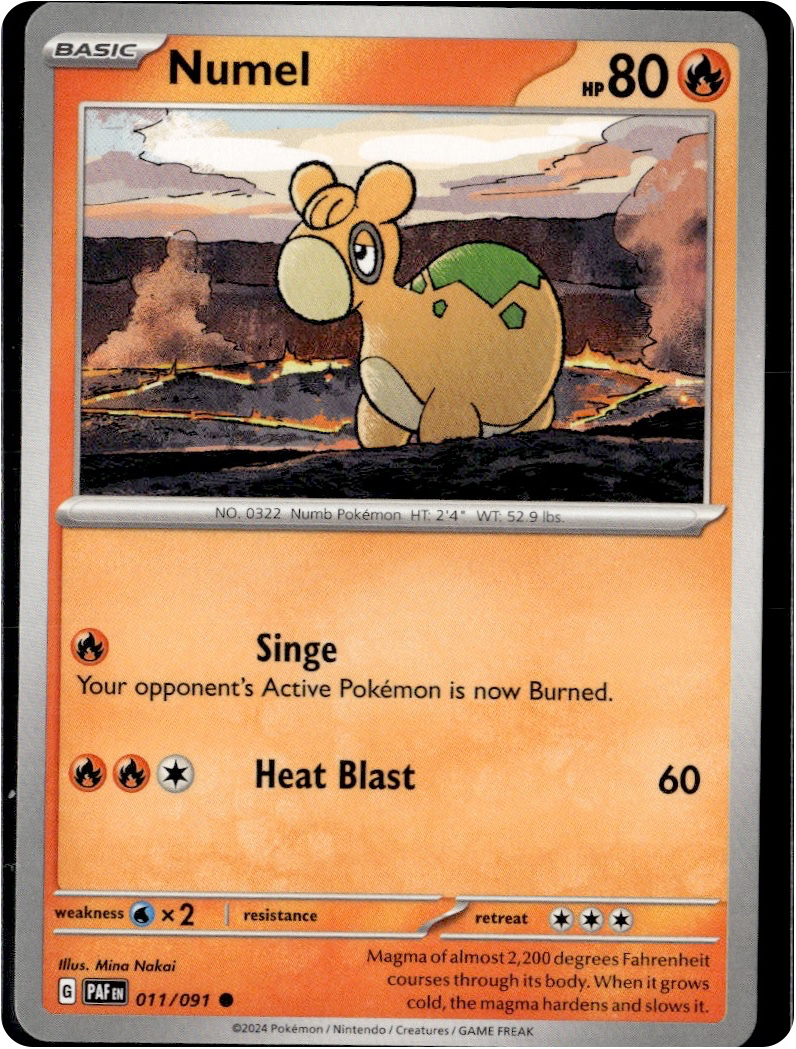 2024 Numel #11 Paldean Fates
